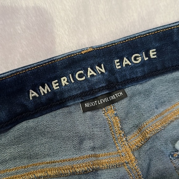 AE ne(x)t level stretch blue jeans - Picture 5 of 10